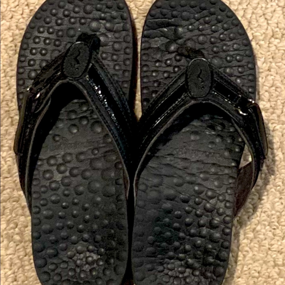 Women’s Black Footminders Sandals